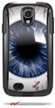 Eyeball Blue Dark - Decal Style Vinyl Skin fits Otterbox Commuter Case for Samsung Galaxy S4 (CASE SOLD SEPARATELY)