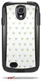 Hearts Green - Decal Style Vinyl Skin fits Otterbox Commuter Case for Samsung Galaxy S4 (CASE SOLD SEPARATELY)