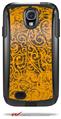 Folder Doodles Orange - Decal Style Vinyl Skin fits Otterbox Commuter Case for Samsung Galaxy S4 (CASE SOLD SEPARATELY)