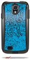 Folder Doodles Blue Medium - Decal Style Vinyl Skin fits Otterbox Commuter Case for Samsung Galaxy S4 (CASE SOLD SEPARATELY)