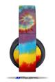 Vinyl Decal Skin Wrap compatible with Original Sony PlayStation 4 Gold Wireless Headphones Tie Dye Swirl 108 (PS4 HEADPHONES  NOT INCLUDED)