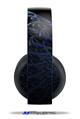 Vinyl Decal Skin Wrap compatible with Original Sony PlayStation 4 Gold Wireless Headphones Blue Fern (PS4 HEADPHONES  NOT INCLUDED)