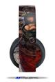 Vinyl Decal Skin Wrap compatible with Original Sony PlayStation 4 Gold Wireless Headphones Time Traveler (PS4 HEADPHONES  NOT INCLUDED)