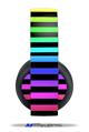 Vinyl Decal Skin Wrap compatible with Original Sony PlayStation 4 Gold Wireless Headphones Stripes Rainbow (PS4 HEADPHONES  NOT INCLUDED)