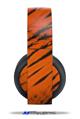 Vinyl Decal Skin Wrap compatible with Original Sony PlayStation 4 Gold Wireless Headphones Tie Dye Bengal Belly Stripes (PS4 HEADPHONES  NOT INCLUDED)