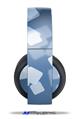 Vinyl Decal Skin Wrap compatible with Original Sony PlayStation 4 Gold Wireless Headphones Bokeh Squared Blue (PS4 HEADPHONES  NOT INCLUDED)