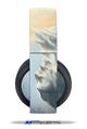 Vinyl Decal Skin Wrap compatible with Original Sony PlayStation 4 Gold Wireless Headphones Ice Land (PS4 HEADPHONES  NOT INCLUDED)