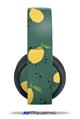 Vinyl Decal Skin Wrap compatible with Original Sony PlayStation 4 Gold Wireless Headphones Lemon Green (PS4 HEADPHONES  NOT INCLUDED)