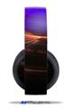 Vinyl Decal Skin Wrap compatible with Original Sony PlayStation 4 Gold Wireless Headphones Sunset (PS4 HEADPHONES  NOT INCLUDED)