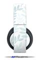 Vinyl Decal Skin Wrap compatible with Original Sony PlayStation 4 Gold Wireless Headphones Watercolor Leaves Blues (PS4 HEADPHONES  NOT INCLUDED)