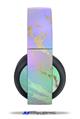 Vinyl Decal Skin Wrap compatible with Original Sony PlayStation 4 Gold Wireless Headphones Unicorn Bomb Gold and Green (PS4 HEADPHONES  NOT INCLUDED)