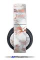 Vinyl Decal Skin Wrap compatible with Original Sony PlayStation 4 Gold Wireless Headphones Rose Gold Gilded Grey Marble (PS4 HEADPHONES  NOT INCLUDED)