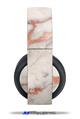 Vinyl Decal Skin Wrap compatible with Original Sony PlayStation 4 Gold Wireless Headphones Rose Gold Gilded Marble (PS4 HEADPHONES  NOT INCLUDED)