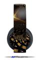 Vinyl Decal Skin Wrap compatible with Original Sony PlayStation 4 Gold Wireless Headphones Up And Down Redux (PS4 HEADPHONES  NOT INCLUDED)