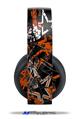 Vinyl Decal Skin Wrap compatible with Original Sony PlayStation 4 Gold Wireless Headphones Baja 0003 Burnt Orange (PS4 HEADPHONES  NOT INCLUDED)