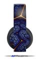 Vinyl Decal Skin Wrap compatible with Original Sony PlayStation 4 Gold Wireless Headphones Linear Cosmos Blue (PS4 HEADPHONES NOT INCLUDED)