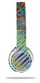 Skin Decal Wrap compatible with Beats Solo 2 WIRED Headphones Tie Dye Mixed Rainbow (HEADPHONES NOT INCLUDED)