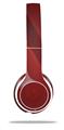 Skin Decal Wrap compatible with Beats Solo 2 WIRED Headphones VintageID 25 Red (HEADPHONES NOT INCLUDED)