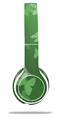 Skin Decal Wrap compatible with Beats Solo 2 WIRED Headphones Bokeh Butterflies Green (HEADPHONES NOT INCLUDED)