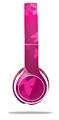 Skin Decal Wrap compatible with Beats Solo 2 WIRED Headphones Bokeh Butterflies Hot Pink (HEADPHONES NOT INCLUDED)