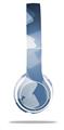 Skin Decal Wrap compatible with Beats Solo 2 WIRED Headphones Bokeh Squared Blue (HEADPHONES NOT INCLUDED)