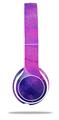Skin Decal Wrap compatible with Beats Solo 2 WIRED Headphones Painting Purple Splash (HEADPHONES NOT INCLUDED)