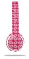 Skin Decal Wrap compatible with Beats Solo 2 WIRED Headphones Donuts Hot Pink Fuchsia (HEADPHONES NOT INCLUDED)
