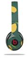 Skin Decal Wrap compatible with Beats Solo 2 WIRED Headphones Lemon Green (HEADPHONES NOT INCLUDED)