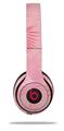 Skin Decal Wrap compatible with Beats Solo 2 WIRED Headphones Palms 01 Pink On Pink (HEADPHONES NOT INCLUDED)