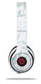Skin Decal Wrap compatible with Beats Solo 2 WIRED Headphones Watercolor Leaves Blues (HEADPHONES NOT INCLUDED)