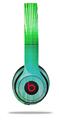 Skin Decal Wrap compatible with Beats Solo 2 WIRED Headphones Bent Light Greenish (HEADPHONES NOT INCLUDED)