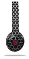 Skin Decal Wrap compatible with Beats Solo 2 WIRED Headphones Mesh Metal Hex 02 (HEADPHONES NOT INCLUDED)