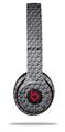 Skin Decal Wrap compatible with Beats Solo 2 WIRED Headphones Mesh Metal Hex (HEADPHONES NOT INCLUDED)