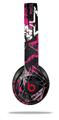 Skin Decal Wrap compatible with Beats Solo 2 WIRED Headphones Baja 0003 Hot Pink (HEADPHONES NOT INCLUDED)