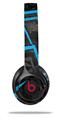 Skin Decal Wrap compatible with Beats Solo 2 WIRED Headphones Baja 0004 Blue Medium (HEADPHONES NOT INCLUDED)