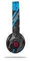Skin Decal Wrap compatible with Beats Solo 2 WIRED Headphones Baja 0014 Blue Medium (HEADPHONES NOT INCLUDED)