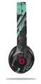 Skin Decal Wrap compatible with Beats Solo 2 WIRED Headphones Baja 0014 Seafoam Green (HEADPHONES NOT INCLUDED)