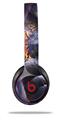 Skin Decal Wrap compatible with Beats Solo 2 WIRED Headphones Hyper Warp (HEADPHONES NOT INCLUDED)