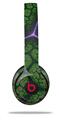 Skin Decal Wrap compatible with Beats Solo 2 WIRED Headphones Linear Cosmos Green (HEADPHONES NOT INCLUDED)