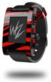 Zebra Red - Decal Style Skin fits original Pebble Smart Watch (WATCH SOLD SEPARATELY)