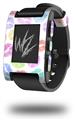 Rainbow Lips White - Decal Style Skin fits original Pebble Smart Watch (WATCH SOLD SEPARATELY)