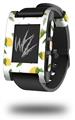 Lemon Leaves White - Decal Style Skin fits original Pebble Smart Watch (WATCH SOLD SEPARATELY)