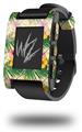 Beach Flowers 02 Yellow Sunshine - Decal Style Skin fits original Pebble Smart Watch (WATCH SOLD SEPARATELY)