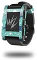 Starfish and Sea Shells Seafoam Green - Decal Style Skin fits original Pebble Smart Watch (WATCH SOLD SEPARATELY)