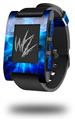 Cubic Shards Blue - Decal Style Skin fits original Pebble Smart Watch (WATCH SOLD SEPARATELY)