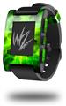 Cubic Shards Green - Decal Style Skin fits original Pebble Smart Watch (WATCH SOLD SEPARATELY)