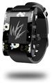 Poppy Dark - Decal Style Skin fits original Pebble Smart Watch (WATCH SOLD SEPARATELY)