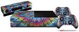 Tie Dye Swirl 101 - Holiday Bundle Decal Style Skin fits XBOX One Console Original, Kinect and 2 Controllers (XBOX SYSTEM NOT INCLUDED)