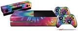 Tie Dye Swirl 104 - Holiday Bundle Decal Style Skin fits XBOX One Console Original, Kinect and 2 Controllers (XBOX SYSTEM NOT INCLUDED)