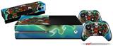 Butterfly - Holiday Bundle Decal Style Skin fits XBOX One Console Original, Kinect and 2 Controllers (XBOX SYSTEM NOT INCLUDED)